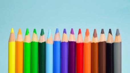 Colorful Pencil Array Wallpaper wallpaper