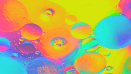 Vibrant Colors in Abstract Forming Fluid Shapes wallpaper