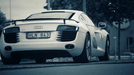 High-Performance Audi Rear View wallpaper