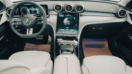 Sleek Luxury Interior of a Modern Car wallpaper