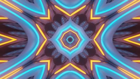 Kaleidoscopic Neon Mirage wallpaper