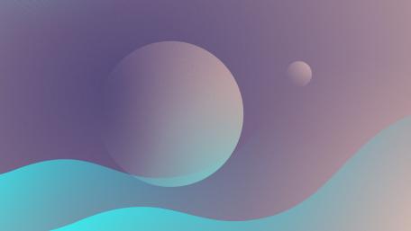 Serenity in Pastel Orbs wallpaper