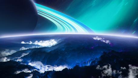 Auroral Dreams on an Alien World wallpaper