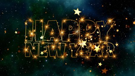 New Year Starry Celebration wallpaper