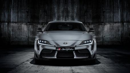 Silver Toyota Supra Dominance wallpaper