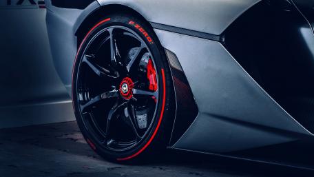 Sleek Sports Car Wheel Detail wallpaper