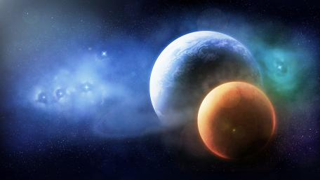 Celestial Harmony in the Universe wallpaper