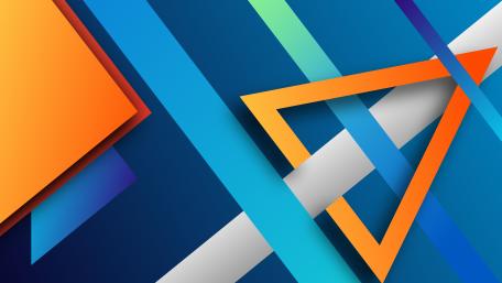Vibrant Geometric Abstract Art wallpaper