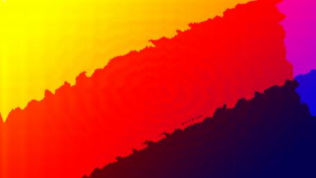 Vibrant Mountain Gradient wallpaper