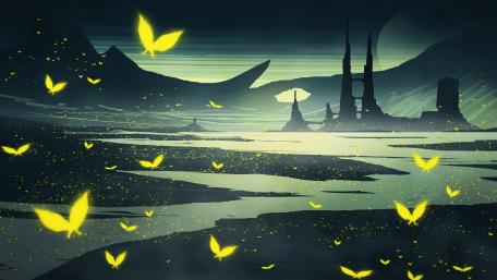 Enchanted Nighttime Glows wallpaper