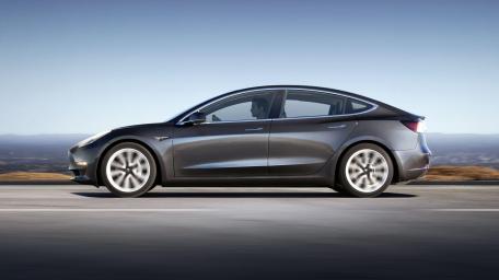 Sleek Electric Elegance on the Open Road wallpaper