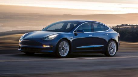 Sleek and Modern Tesla Model 3 Wallpaper wallpaper