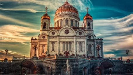 Cathedral of Christ the Saviour (Moscow) wallpaper