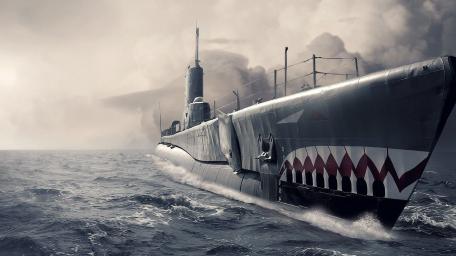 Digital Art based off Movie Down periscope wallpaper
