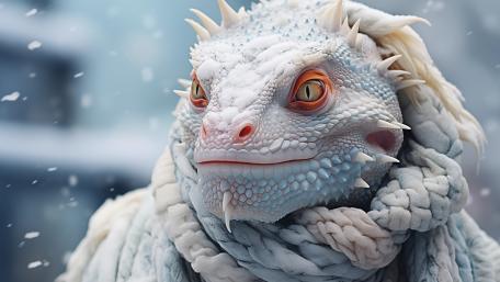 Frost Dragon's Gaze wallpaper