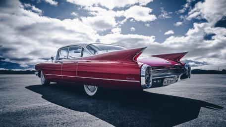 Vintage Elegance on Asphalt wallpaper