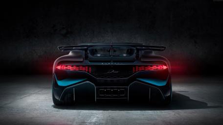 Mysterious Bugatti Divo Supercar in the Shadows wallpaper