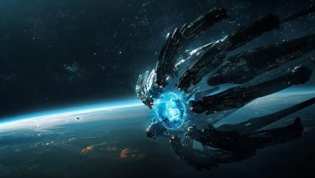 Galactic Gateway Among the Stars wallpaper