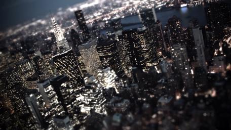 Dazzling New York City Nightscape wallpaper