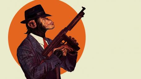 Mafia Chimp wallpaper
