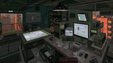 Workspace Pixel art wallpaper