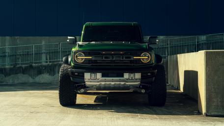 Bold Ford Bronco Front View Wallpaper wallpaper
