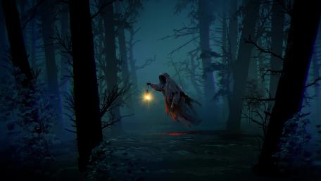 Mystical Forest Ghost wallpaper