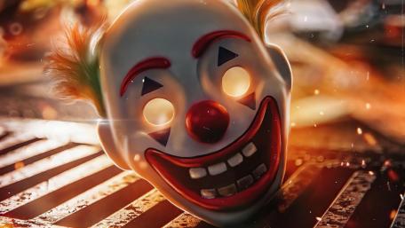 Clown mask Digital Art wallpaper