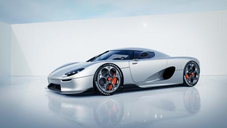 Sleek Silver Supercar Showcase wallpaper