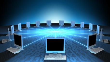 Digital Utopia of Informational Brilliance wallpaper