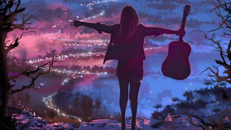 Melody of the Twilight Horizon wallpaper