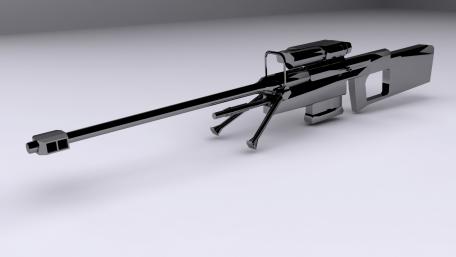 Sleek Metallic Gun Concept Design wallpaper
