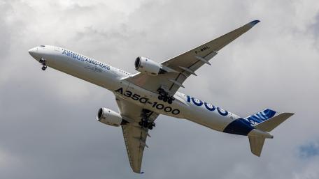 Airbus A350-1000 at Paris Air Show wallpaper