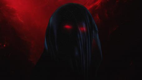 Mysterious Cosmic Entity Shrouded in Darkness wallpaper