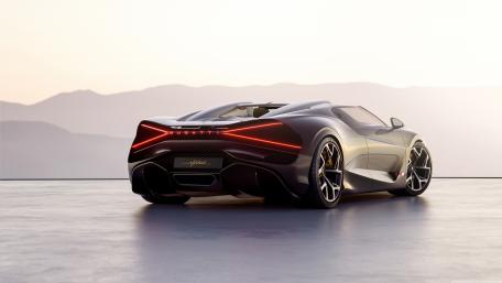 Sleek Futuristic Supercar Horizon wallpaper