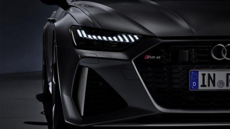 Sleek Audi RS6 in the Shadows wallpaper
