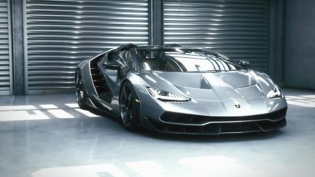 Sleek Silver Supercar Elegance wallpaper