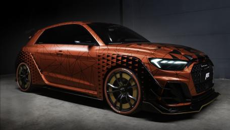 Geometric Elegance Audi Design wallpaper