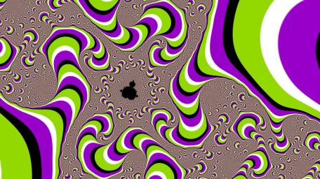 Psychedelic Swirls and Twirls wallpaper