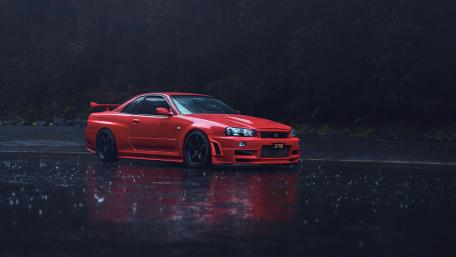Hot Red R34 wallpaper