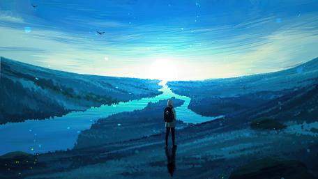 Serenity at Dusk wallpaper