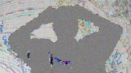 Glitched shadow wallpaper
