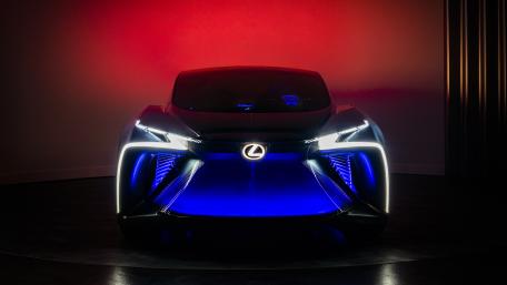 Lexus LF-30 Electrified Vision in Neon Glow wallpaper