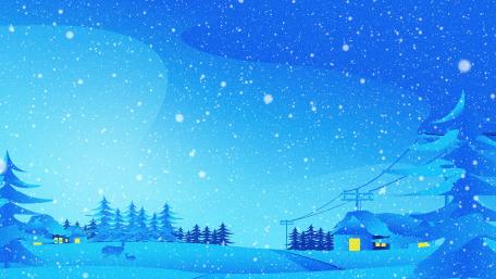 Whimsical Winter Wonderland wallpaper