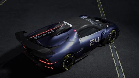 Maserati MCXtrema Sleek Nighttime Aesthetics wallpaper