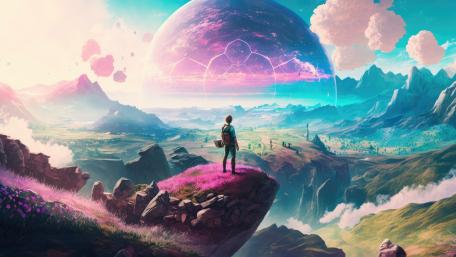 Journey to the Cosmic Frontier wallpaper