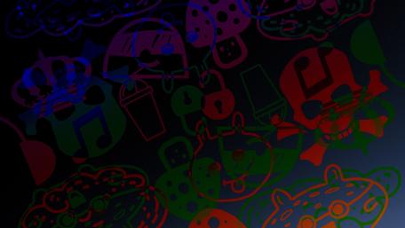 Mysterious Doodles in the Dark wallpaper