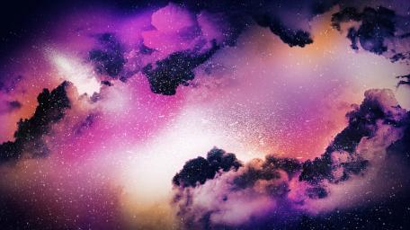 Cosmic Ballet in Pink Hues wallpaper