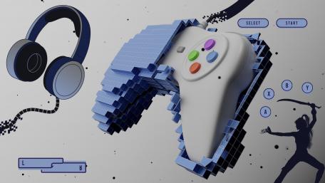 Pixelated Passion for Gaming wallpaper