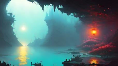 Enchanted Cavern of Dreams wallpaper